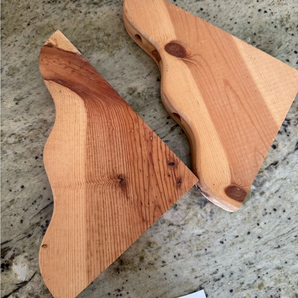 Several sets of Wood Grain Tan Decorative Wall Corbels or Shelf braces - Pair